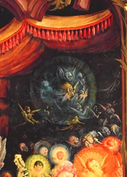 Anges sous le dais, détail du Concert des Anges du Retable d